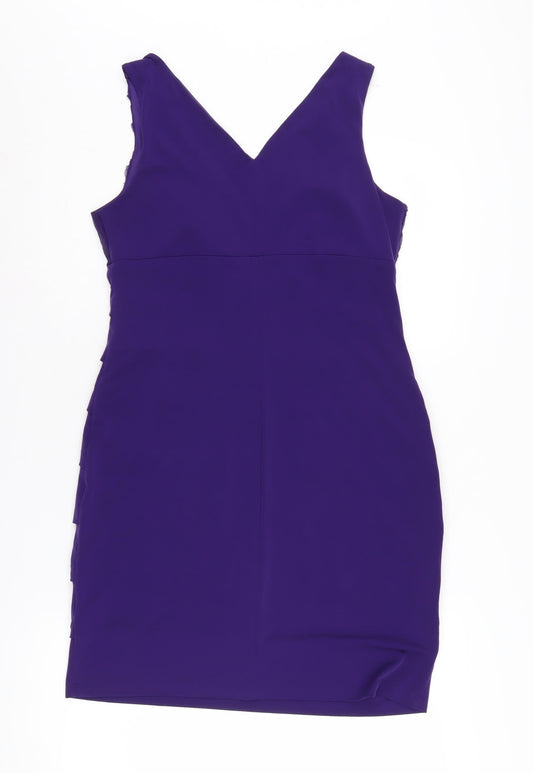 Enfocus Studio Women's Purple Bodycon Dress, Size 12