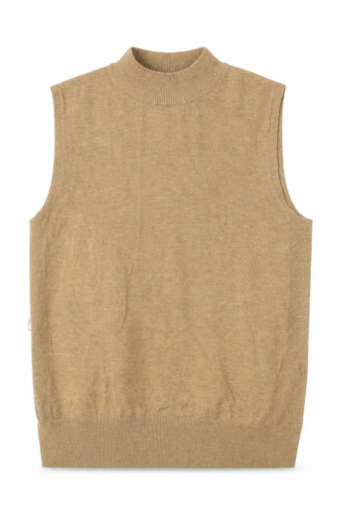 Womens UK Size XS French Connection Beige Vest Jumper