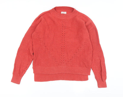 Womens UK Size 6 FatFace Red Pullover Jumper