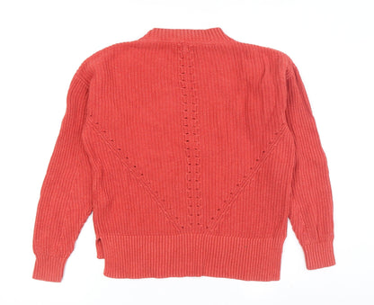 Womens UK Size 6 FatFace Red Pullover Jumper