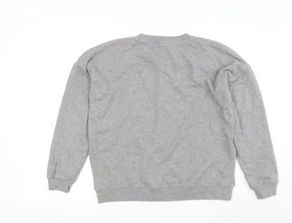 Womens UK Size 10 Jack Wills Grey Pullover Sweatshirt