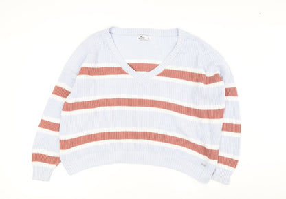 Womens UK Size L Hollister Multicoloured Pullover Jumper