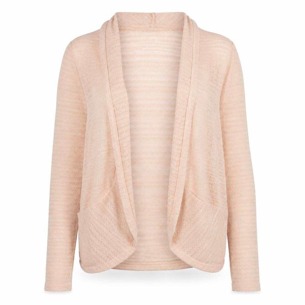 Womens UK Size S Oasis Beige Cardigan Jumper