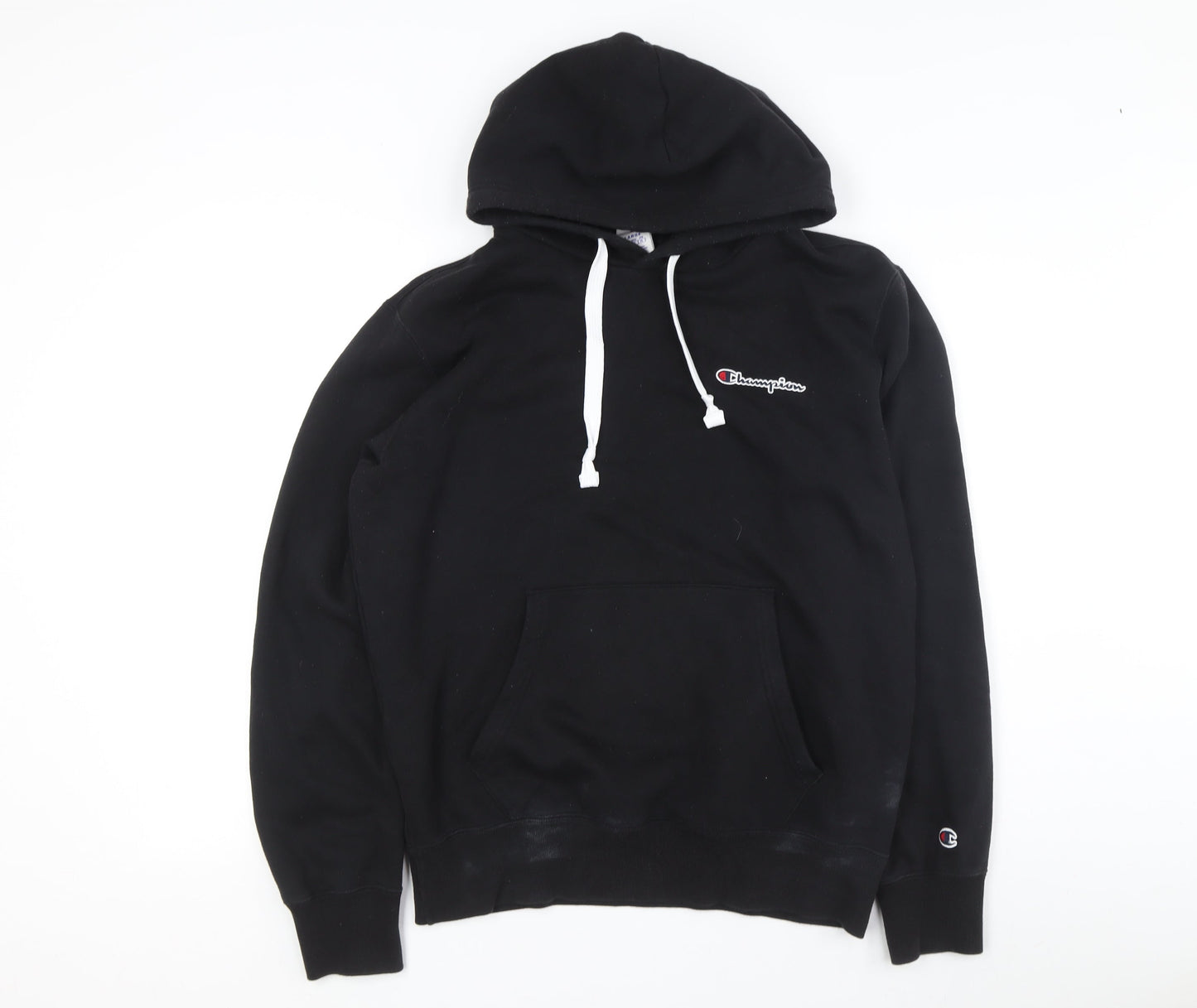 Unisex Adults UK Size L Champion Black Pullover Hoodie