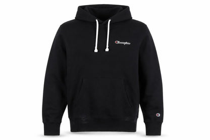 Unisex Adults UK Size L Champion Black Pullover Hoodie