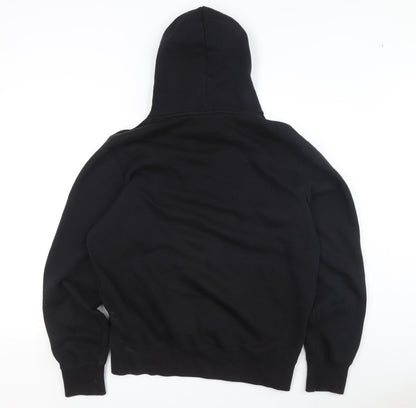 Unisex Adults UK Size L Champion Black Pullover Hoodie