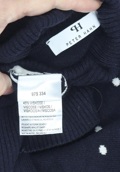 Womens UK Size 12 Peter Hahn Blue Jumper Jumper