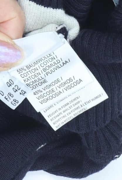 Womens UK Size 12 Peter Hahn Blue Jumper Jumper