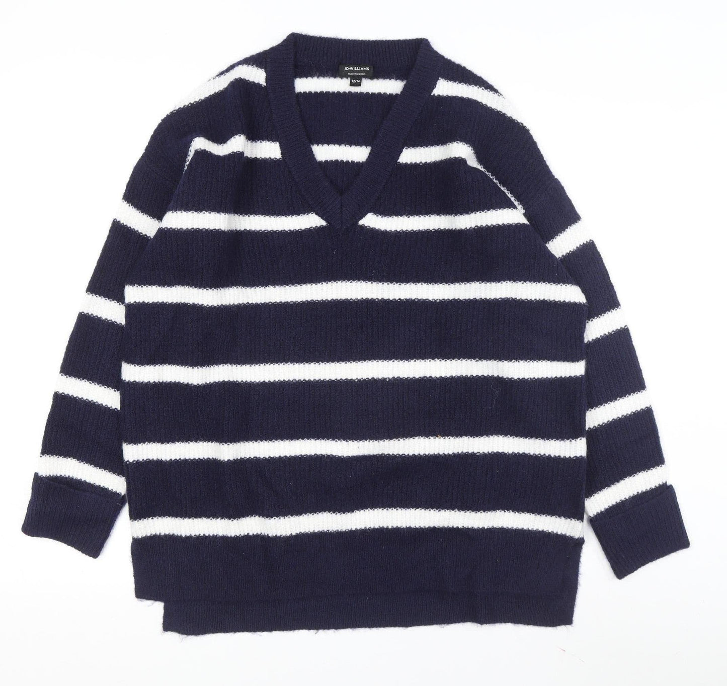 Womens UK Size 12 JD Williams Blue Pullover Jumper