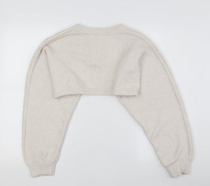 Womens UK Size M H&M Beige  Jumper