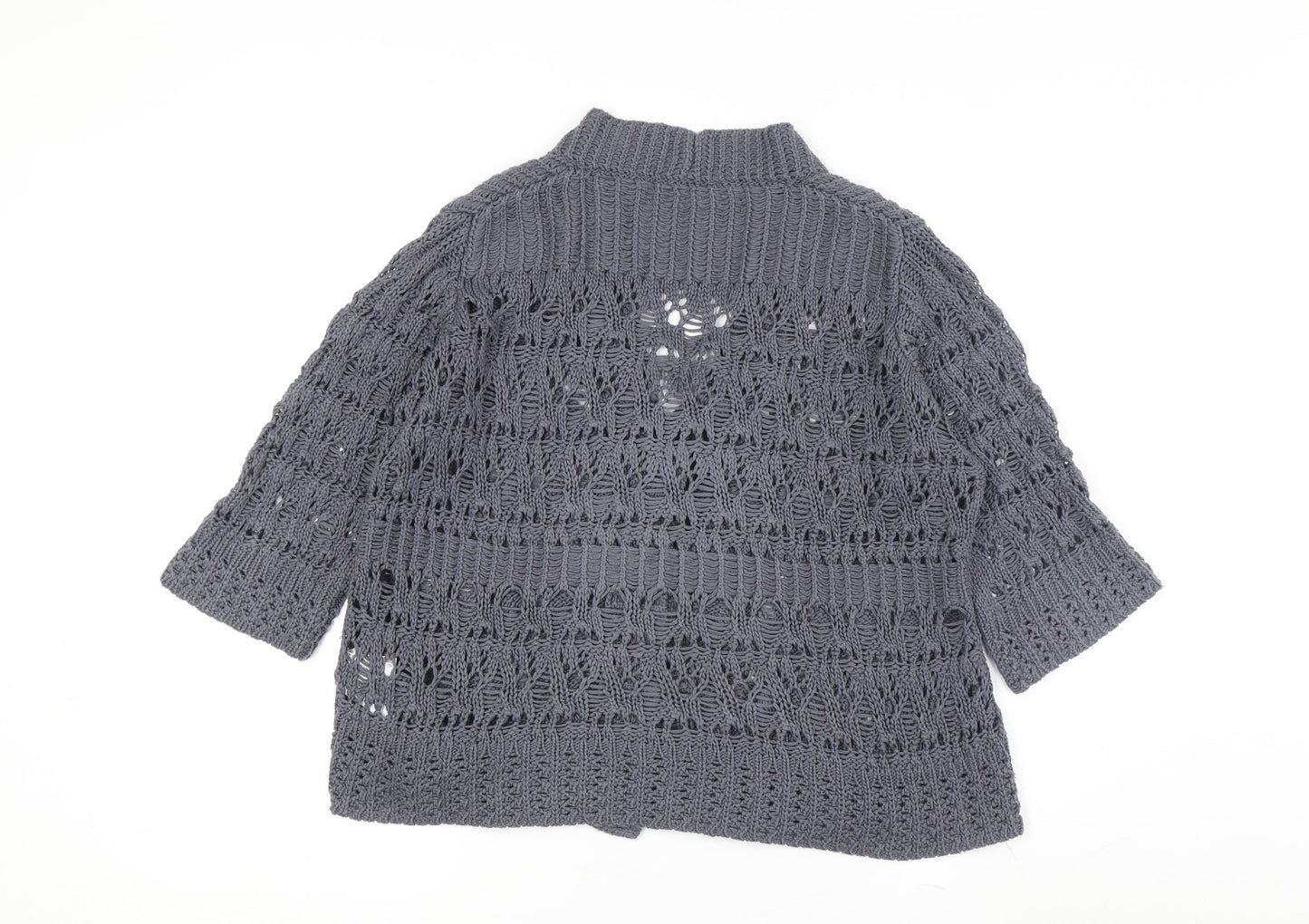 Womens UK Size 14 Marks and Spencer Grey Cardigan Jumper
