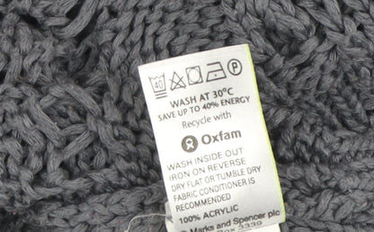 Womens UK Size 14 Marks and Spencer Grey Cardigan Jumper