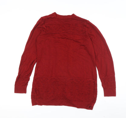 Womens UK Size 10 Marks and Spencer Red Cardigan Jumper