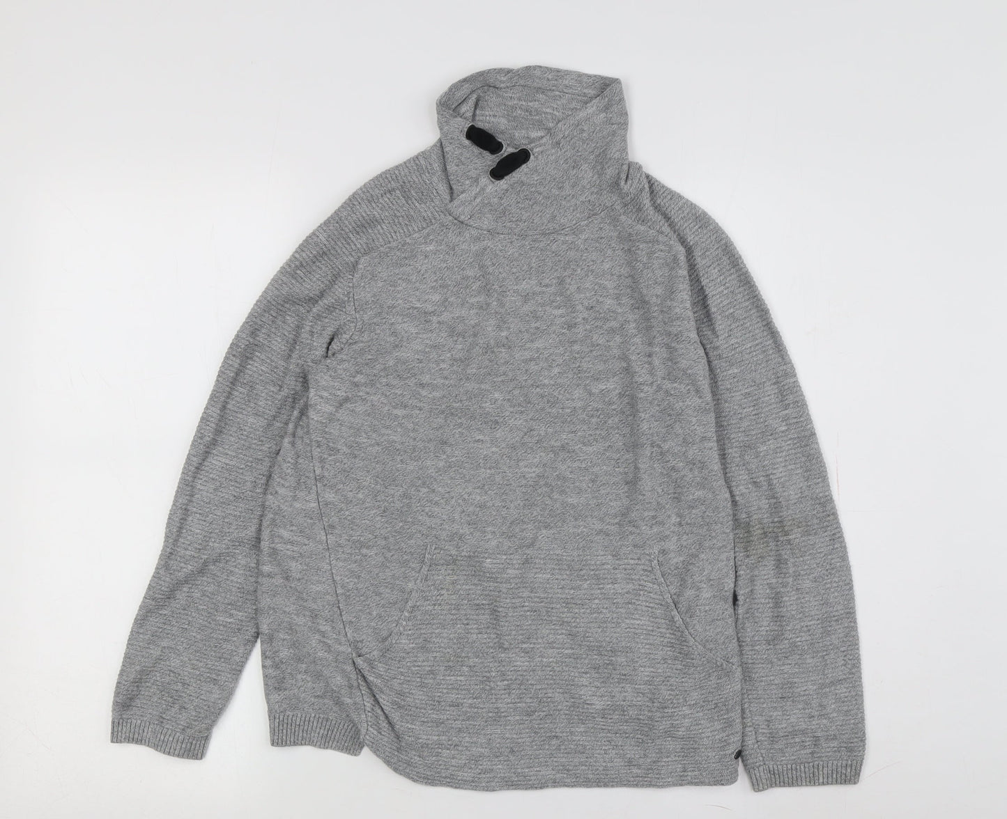 Zara Boys Grey Pullover Sweatshirt 11 Years Cotton Knit