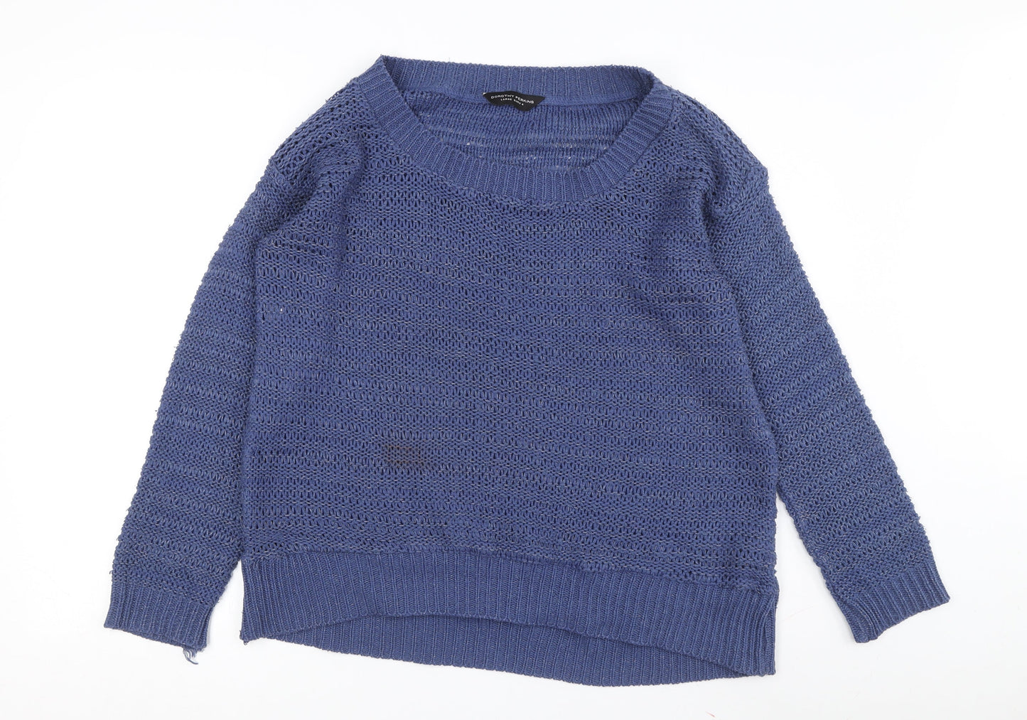 Womens UK Size L Dorothy Perkins Blue Pullover Jumper