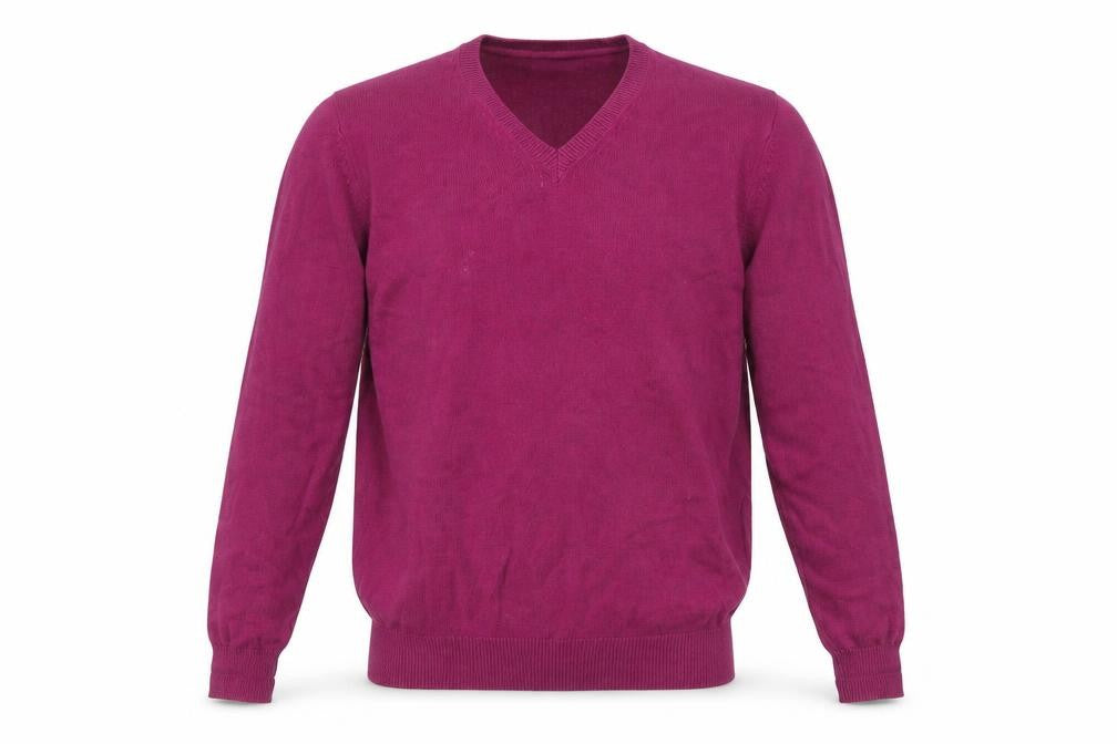Mens UK Size M Marks and Spencer Red Pullover Jumper