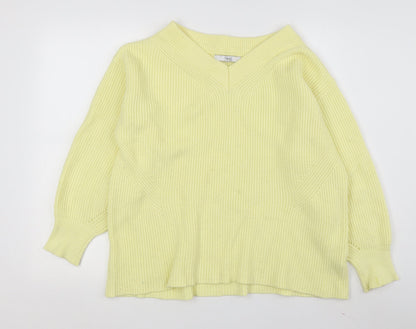 Womens UK Size M NEXT Yellow Pullover Jumper