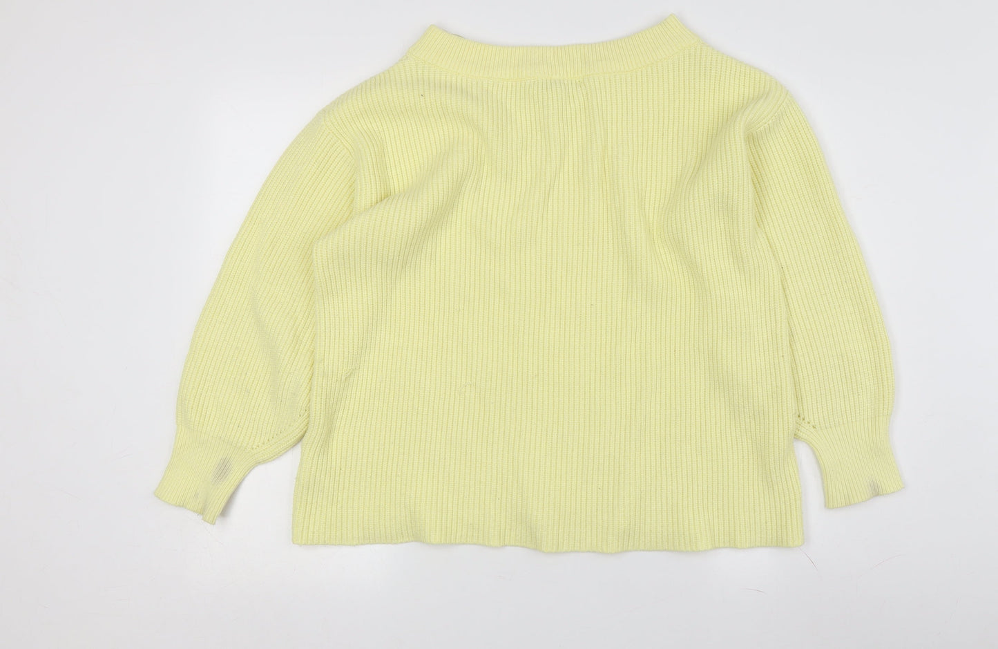 Womens UK Size M NEXT Yellow Pullover Jumper