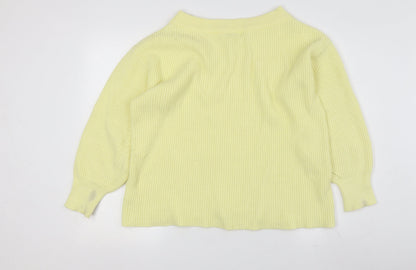 Womens UK Size M NEXT Yellow Pullover Jumper