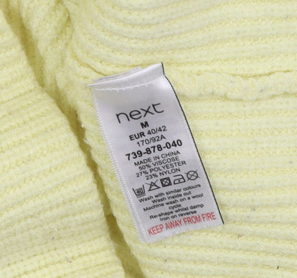Womens UK Size M NEXT Yellow Pullover Jumper