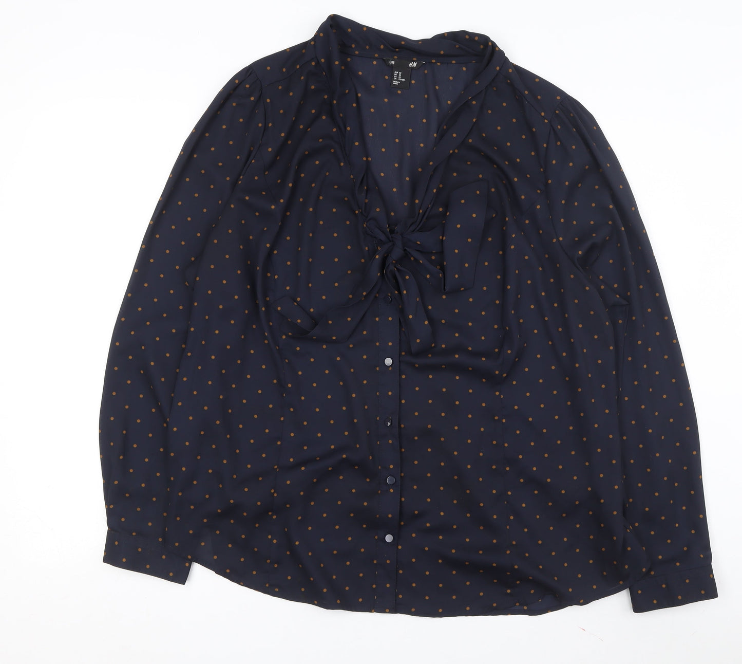 Womens UK Size 24 H&M Blue Basic Blouse