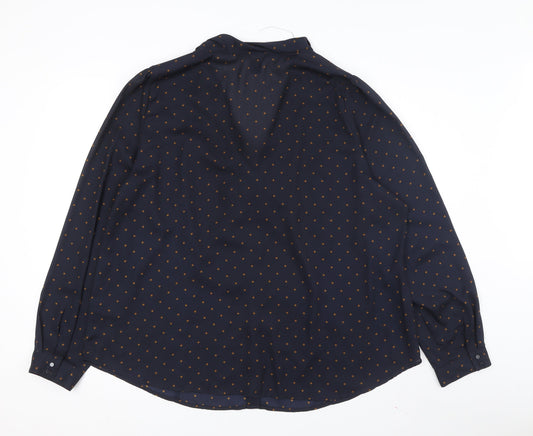 Womens UK Size 24 H&M Blue Basic Blouse