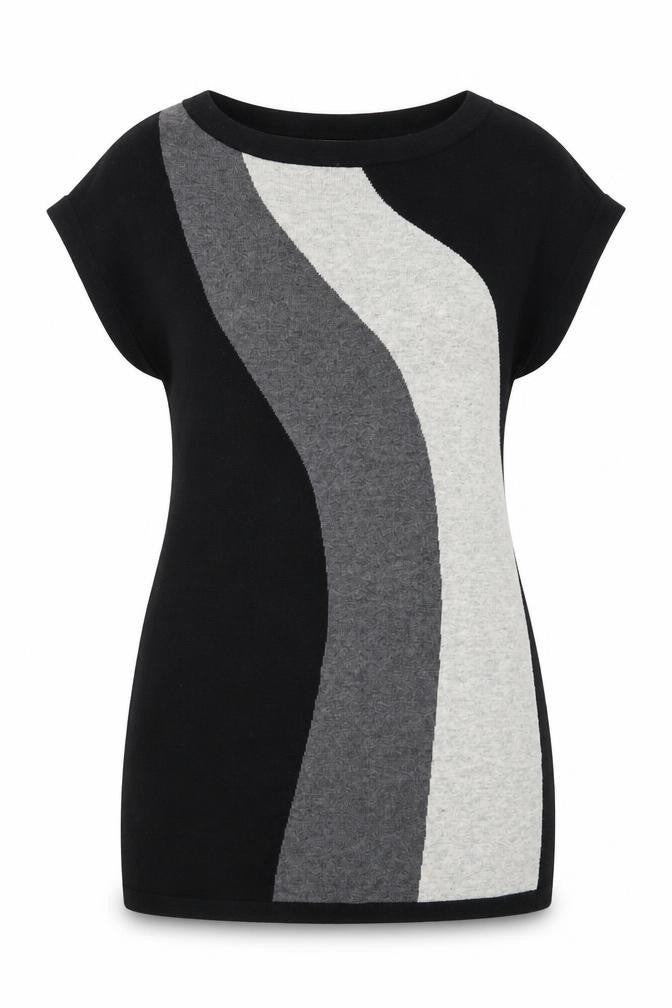 Womens UK Size M Wallis Black Tunic Jumper