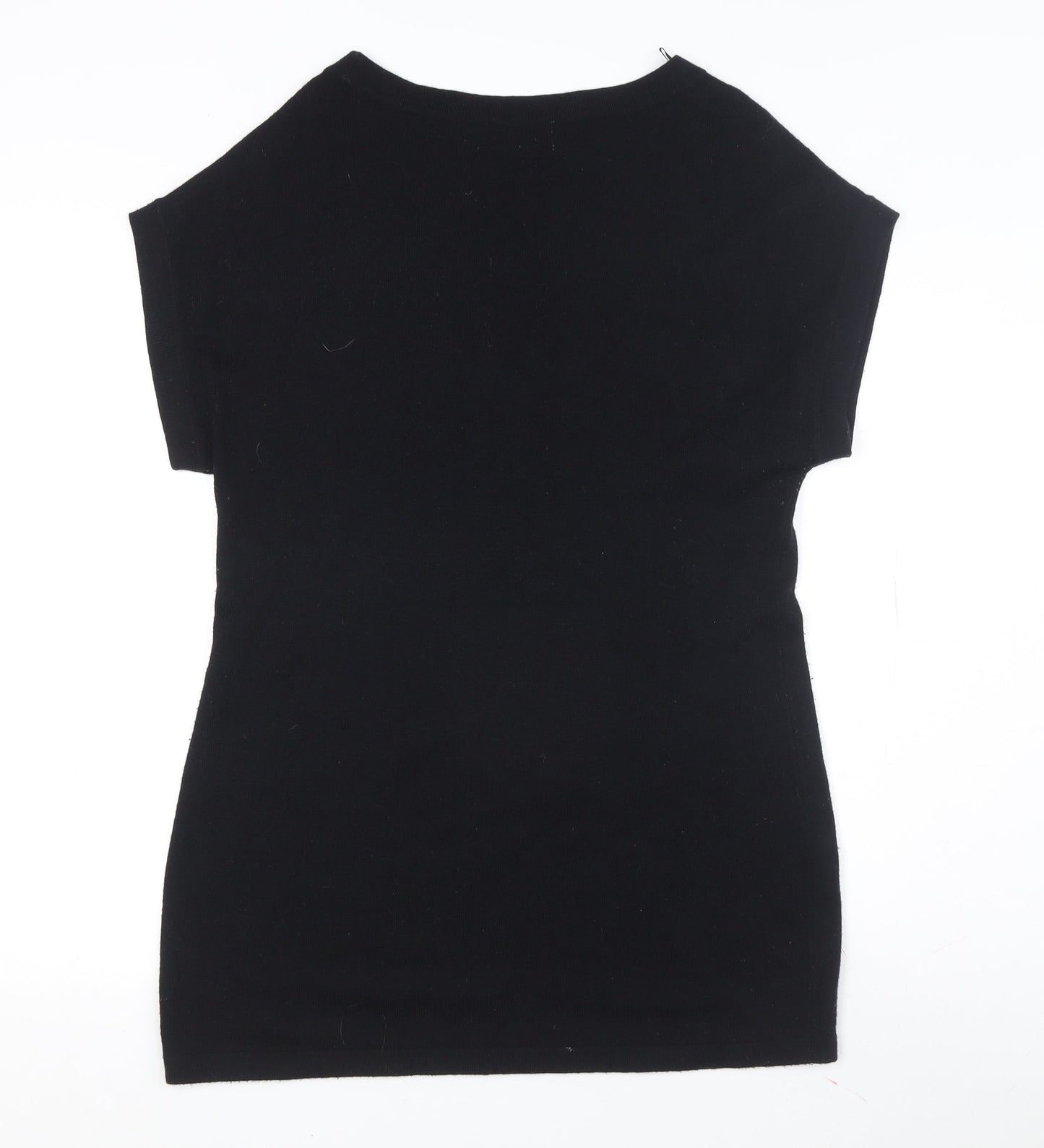 Womens UK Size M Wallis Black Tunic Jumper