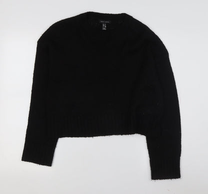 Womens UK Size M New Look Black Pullover Jumper