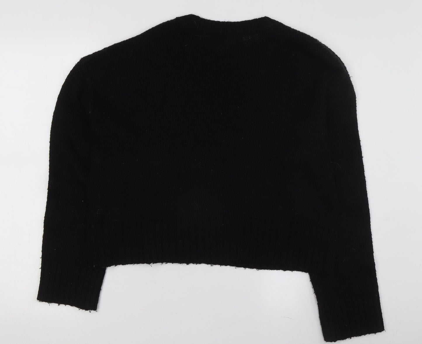 Womens UK Size M New Look Black Pullover Jumper
