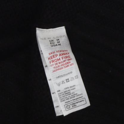 Womens UK Size M New Look Black Pullover Jumper