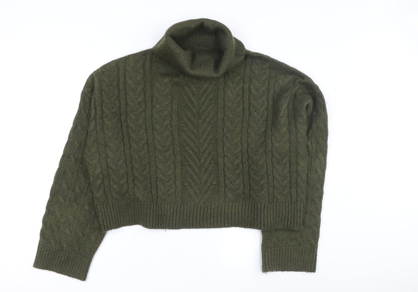 Womens UK Size L New Look Green Pullover Jumper