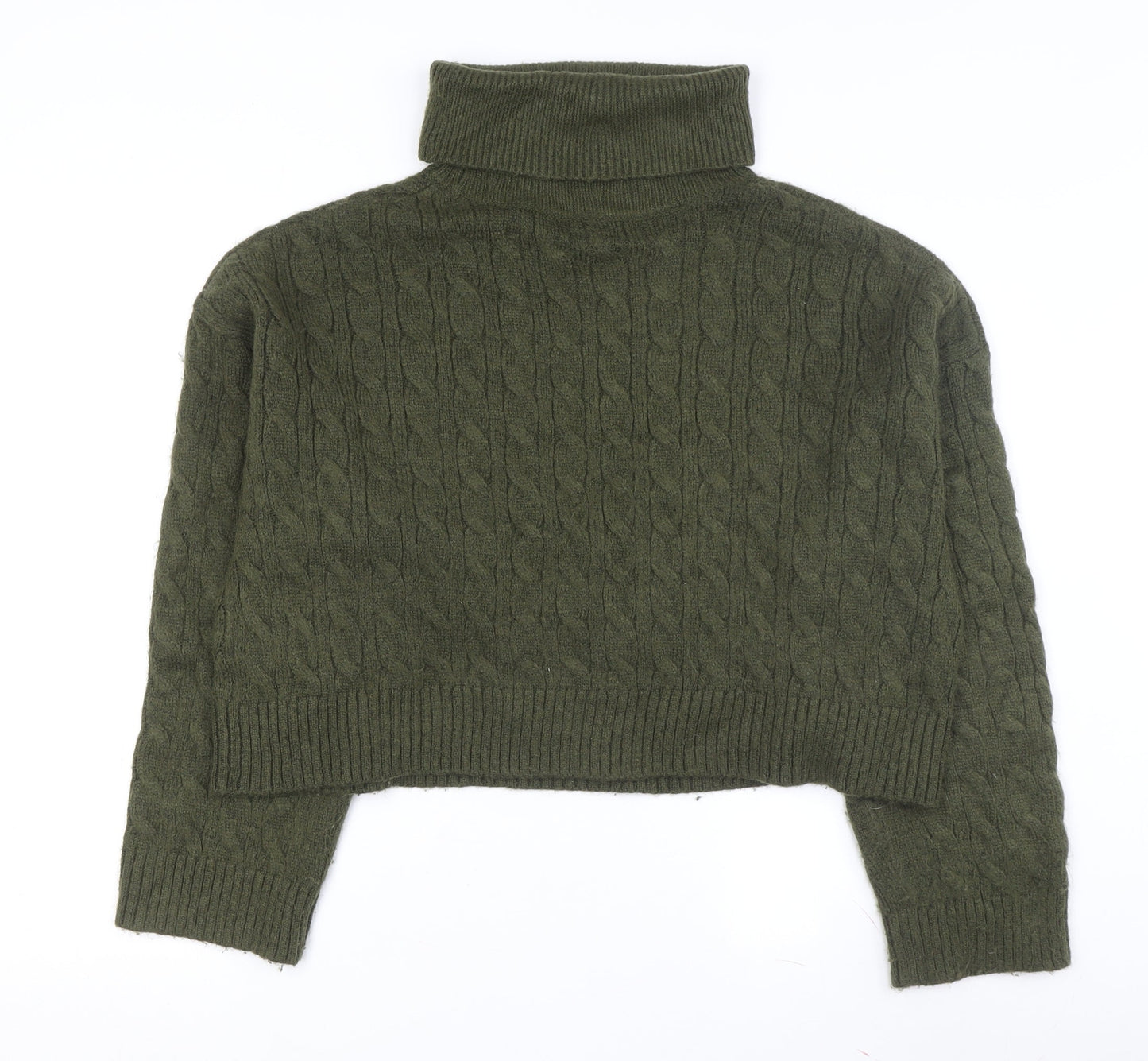 Womens UK Size L New Look Green Pullover Jumper