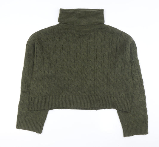 Womens UK Size L New Look Green Pullover Jumper