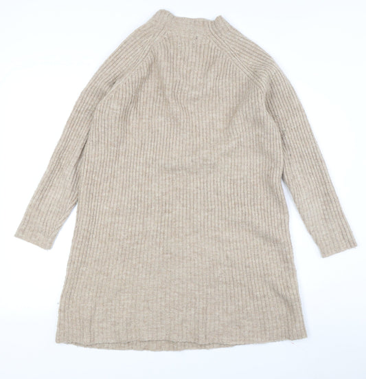 Mango Women's Beige Shift Dress Size 12