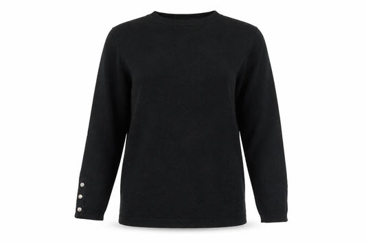 Womens UK Size 10 Stradivarius Black Pullover Jumper