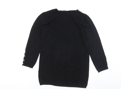 Womens UK Size 10 Stradivarius Black Pullover Jumper