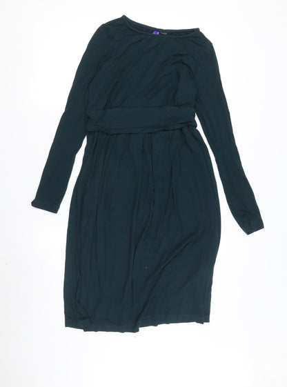 Sapphire Women's Green A-Line Knee Length Dress