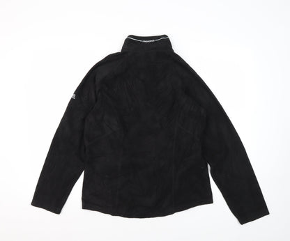Craghoppers Women's Black 1/4 Zip Hoodie Size 12