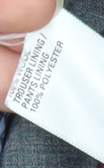 Marks and Spencer Men's Blue Wool Dress Pants