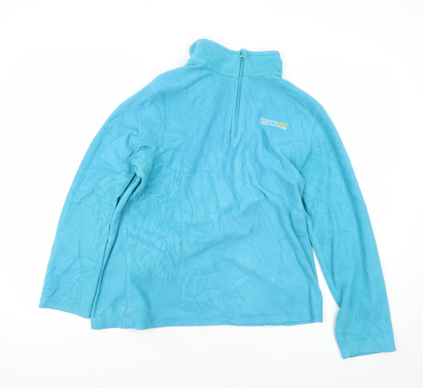 Womens UK Size 12 Regatta Blue Full Zip Sweatshirt
