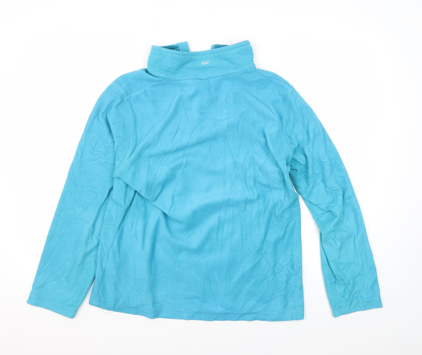 Womens UK Size 12 Regatta Blue Full Zip Sweatshirt