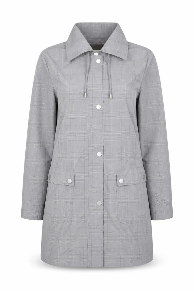 Womens UK Size 12 Lakeland Grey Rain Coat