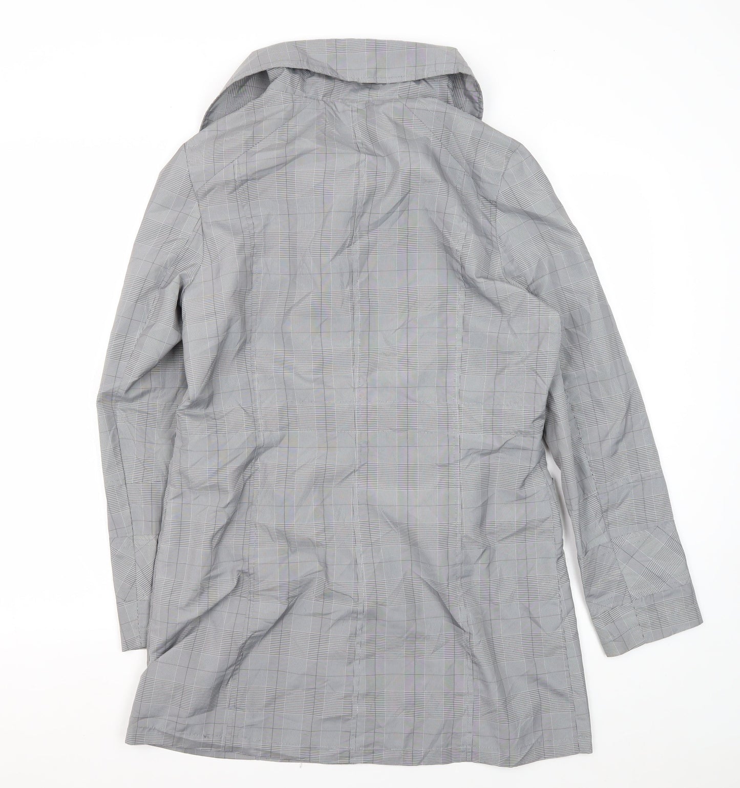 Lakeland Women's Grey Mid-Length Rain Coat Size 12