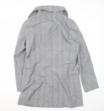 Lakeland Women's Grey Mid-Length Rain Coat Size 12