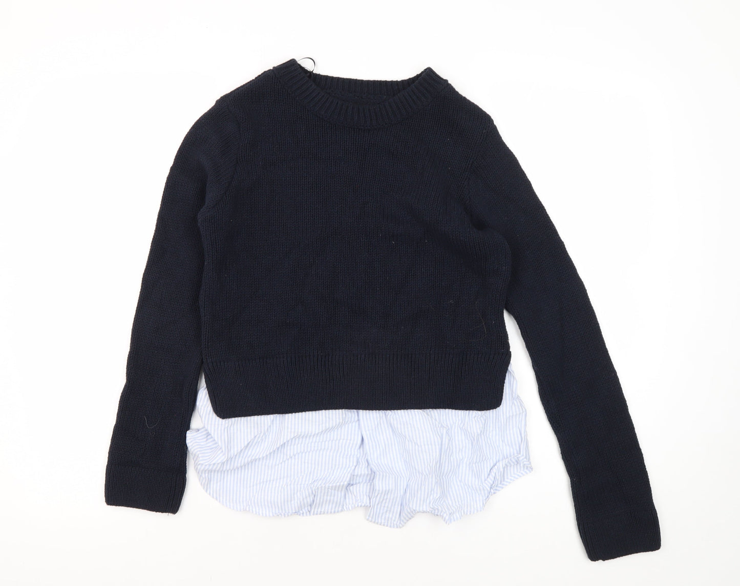 Womens UK Size S Stradivarius Black Pullover Jumper
