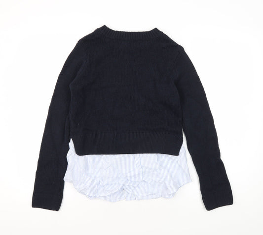Womens UK Size S Stradivarius Black Pullover Jumper