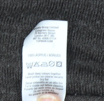 Topman Men's XL Brown Crew Neck Pullover Jumper