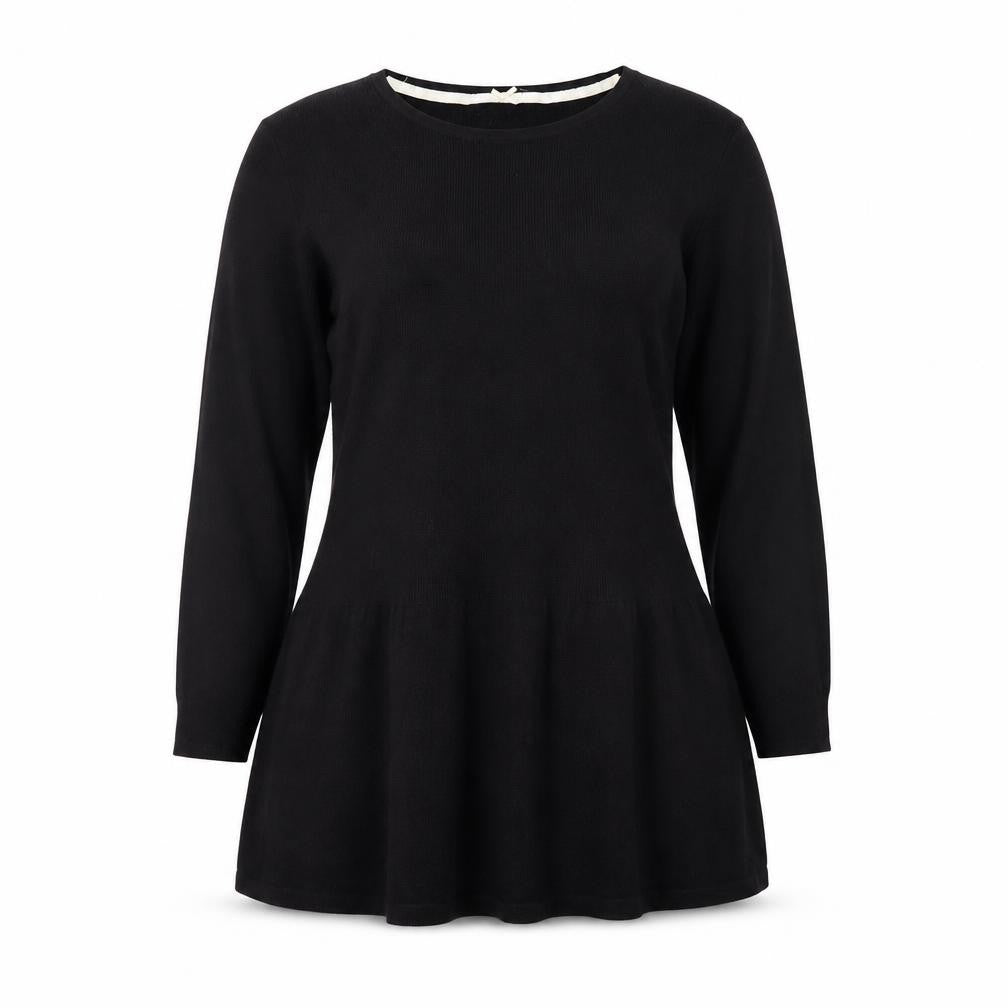 Womens UK Size 12 Marks and Spencer Black Tunic Jumper