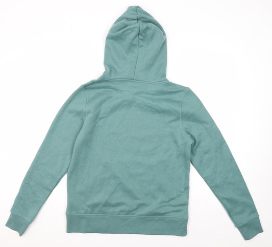 Womens UK Size S Disney Green Pullover Hoodie